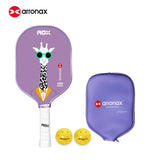 ARRONAX Kids Pickleball Paddle – Lightweight 13mm Fiberglass Junior Paddle for Kids (215g ±)