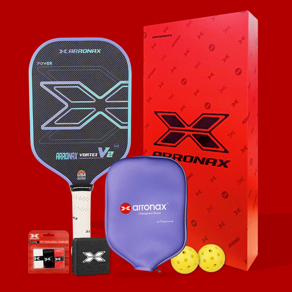 Vortex V2 Carbon Fiber Pickleball Paddle (16mm) - Arronax.