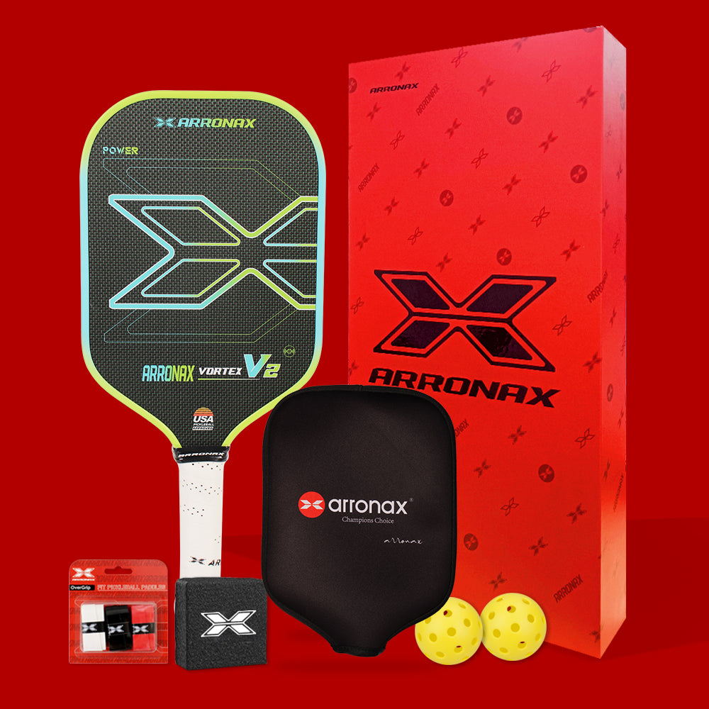 Vortex V2 Carbon Fiber Pickleball Paddle (16mm) - Arronax.