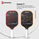ARRONAX DELLFORCE F1 18K Carbon Fiber Control & Power Pickleball Paddle (16mm)