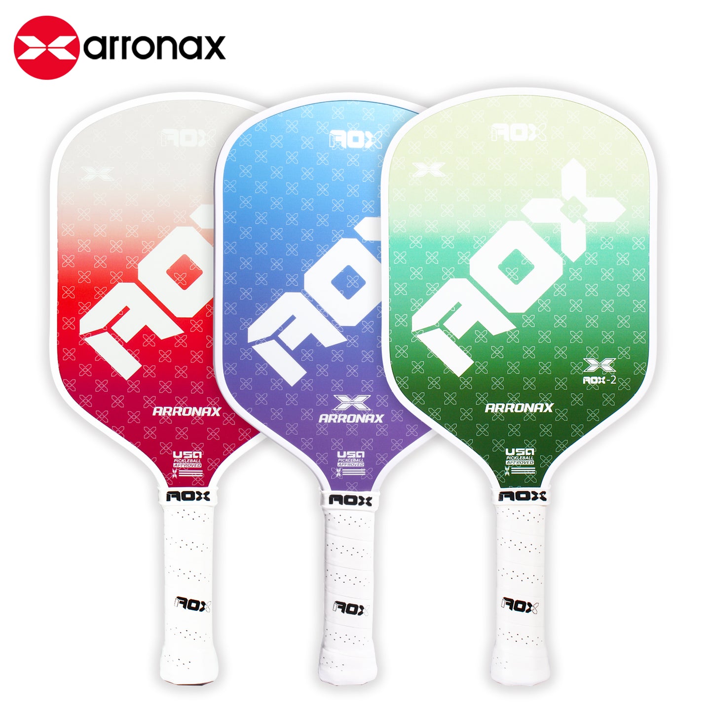 AOX60 Fiberglass Honeycomb Composite Pickleball Paddle (16mm) - Arronax.