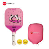 ARRONAX Kids Pickleball Paddle – Lightweight 13mm Fiberglass Junior Paddle for Kids (215g ±)
