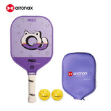 ARRONAX Kids Pickleball Paddle – Lightweight 13mm Fiberglass Junior Paddle for Kids (215g ±)