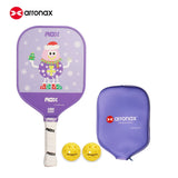 ARRONAX Kids Pickleball Paddle – Lightweight 13mm Fiberglass Junior Paddle for Kids (215g ±)