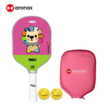 ARRONAX Kids Pickleball Paddle – Lightweight 13mm Fiberglass Junior Paddle for Kids (215g ±)