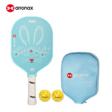 ARRONAX Kids Pickleball Paddle – Lightweight 13mm Fiberglass Junior Paddle for Kids (215g ±)