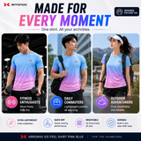 ARRONAX ICE FEEL SHIRT – Pink Blue Gradient