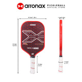 ARRONAX Vortex V3 3D18K Carbon Fiber Pickleball Paddle (16mm)