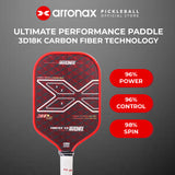 ARRONAX Vortex V3 3D18K Carbon Fiber Pickleball Paddle (16mm)
