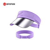 Arronax Mirror Visor Cap Open-Top Lightweight Sports Visor