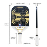 Performance EZ1 Carbon Fiber Pickleball Paddle (13mm)