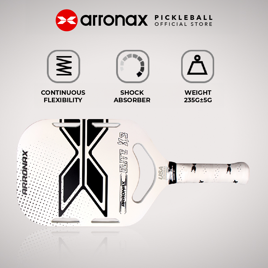 Elite X3 Carbon Traction Pickleball Paddle (16mm) - Arronax.