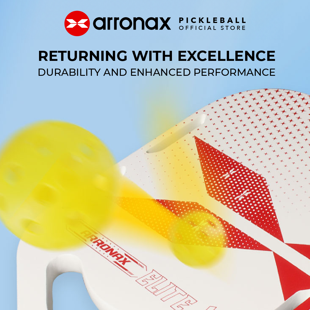 Elite X3 Carbon Traction Pickleball Paddle (16mm) - Arronax.