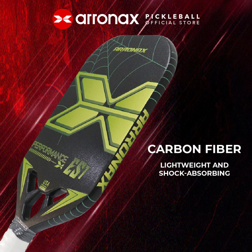 Performance ES1 Carbon Fiber Pickleball Paddle (13mm) - Arronax.