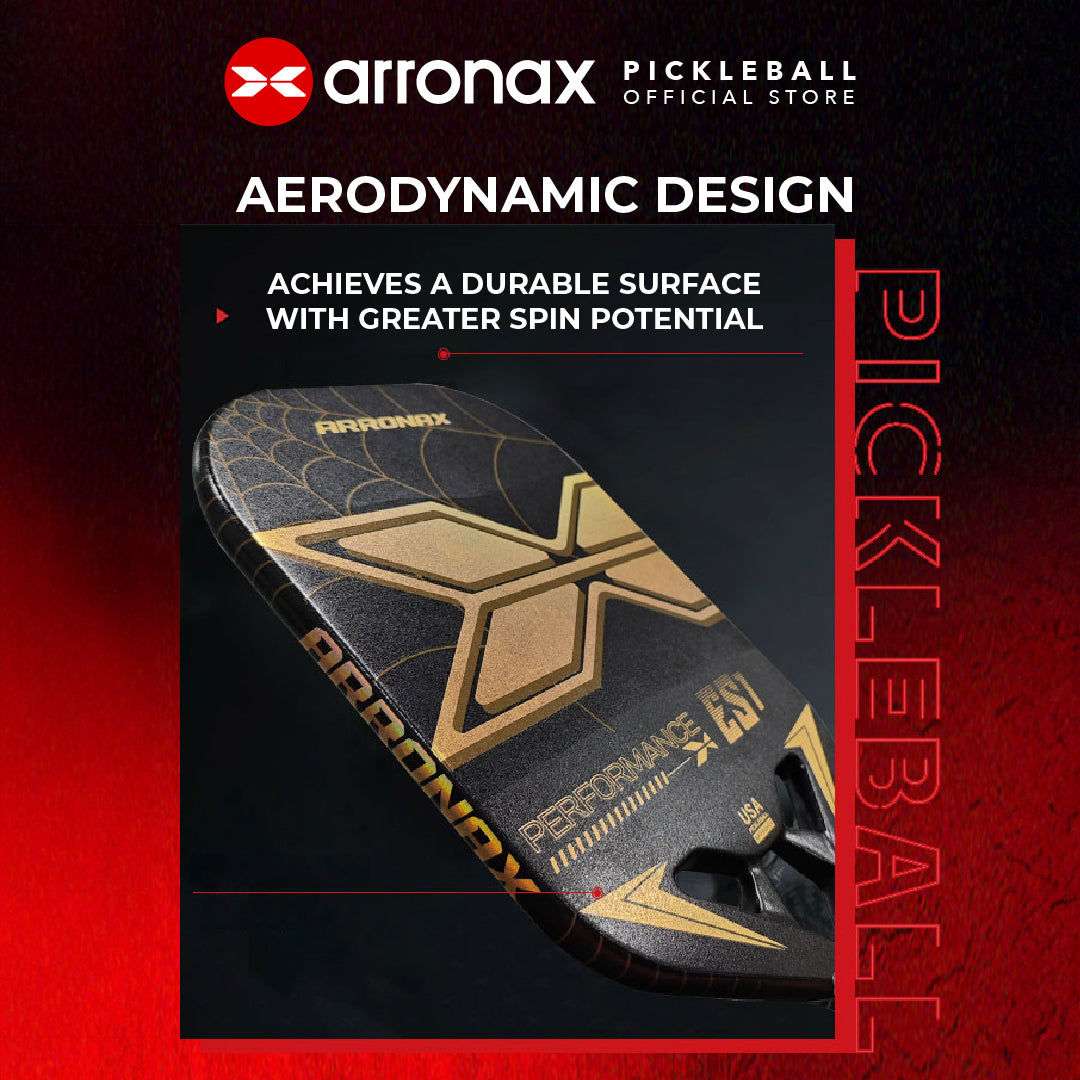 Performance ES1 Carbon Fiber Pickleball Paddle (13mm) - Arronax.