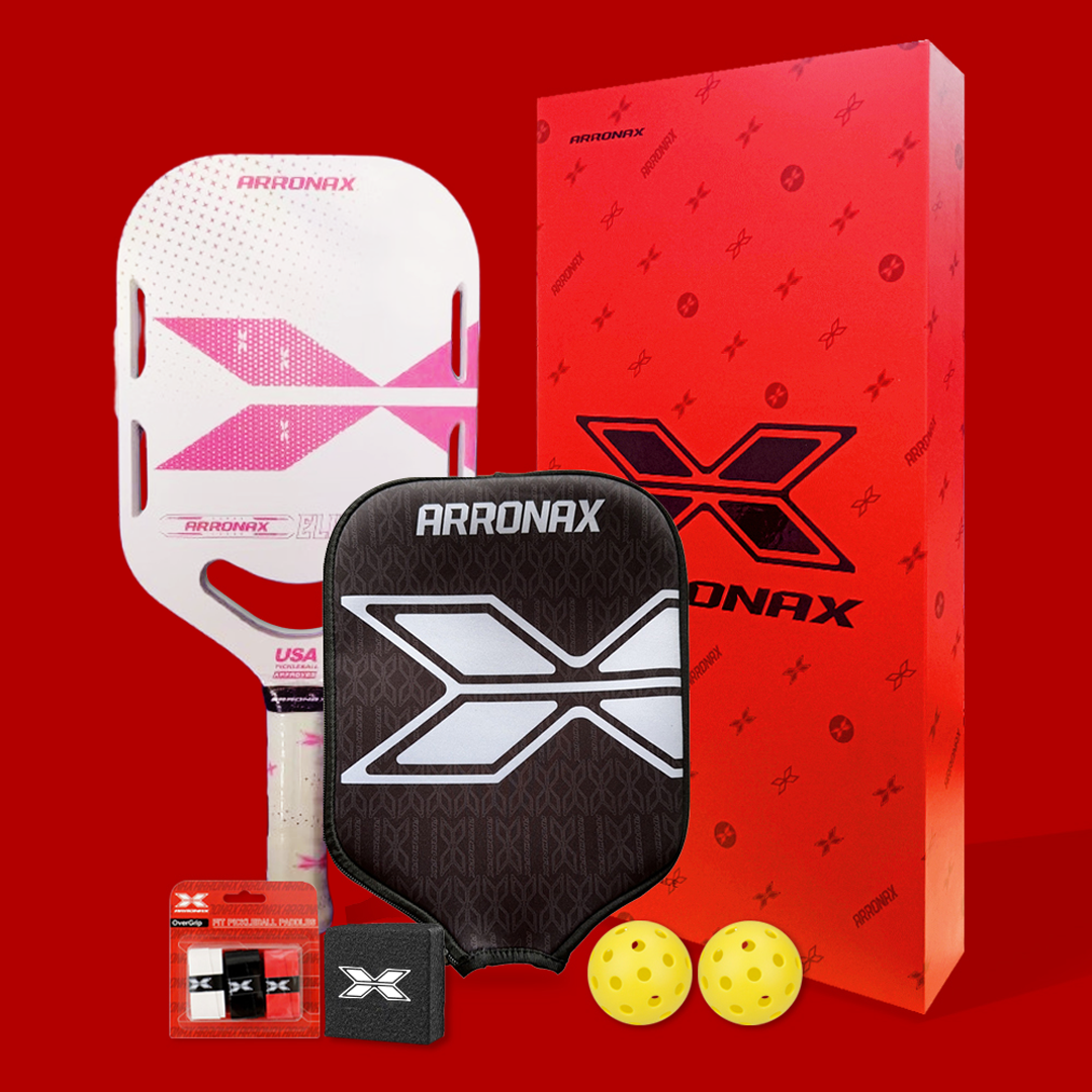 Elite X3 Carbon Traction Pickleball Paddle (16mm) - Arronax.