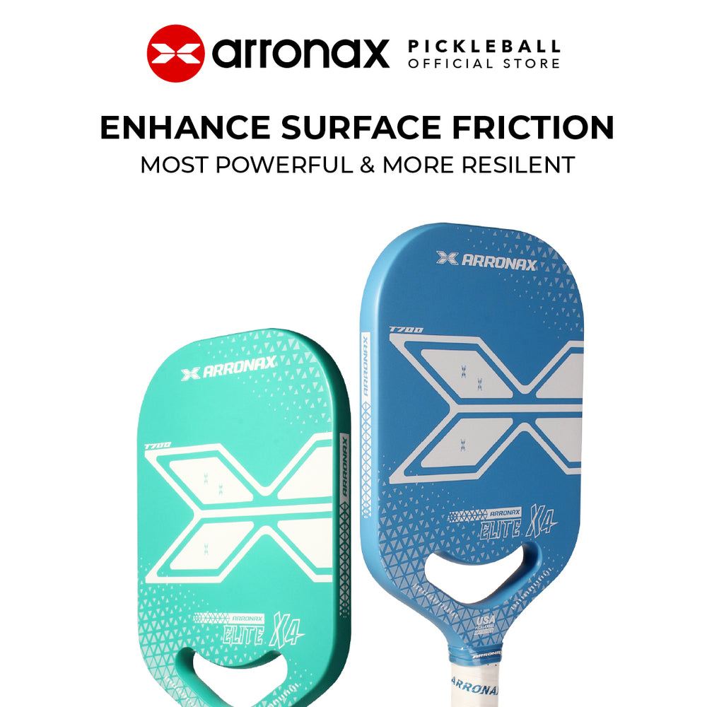ARRONAX Elite X4 Carbon Fiber T700 Plus EVA Pickleball Paddle (16mm / 20mm) - Arronax.