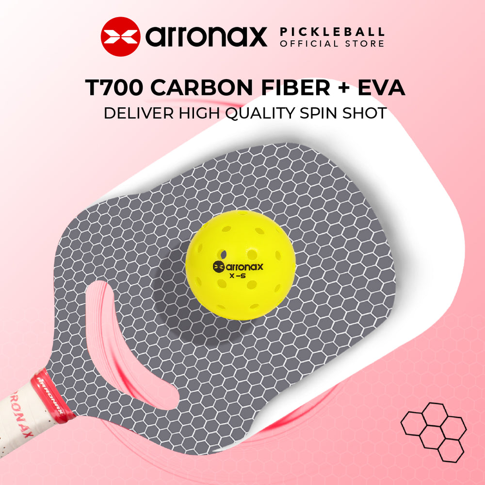 ARRONAX Elite X4 Carbon Fiber T700 Plus EVA Pickleball Paddle (16mm / 20mm) - Arronax.