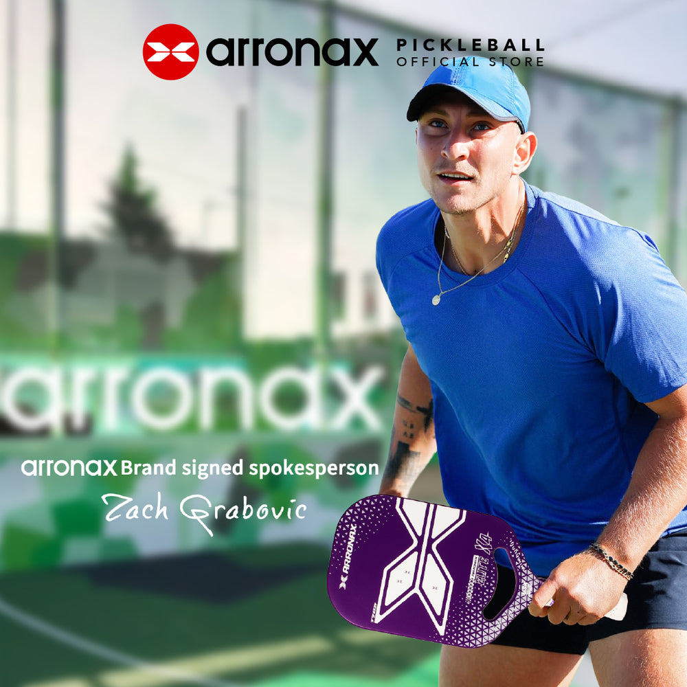 ARRONAX Elite X4 Carbon Fiber T700 Plus EVA Pickleball Paddle (16mm / 20mm) - Arronax.