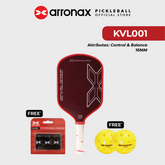 ARRONAX KVL 001 100% DuPont Kevlar Pickleball Paddle - Professional Competition Paddle (16mm) - Arronax.