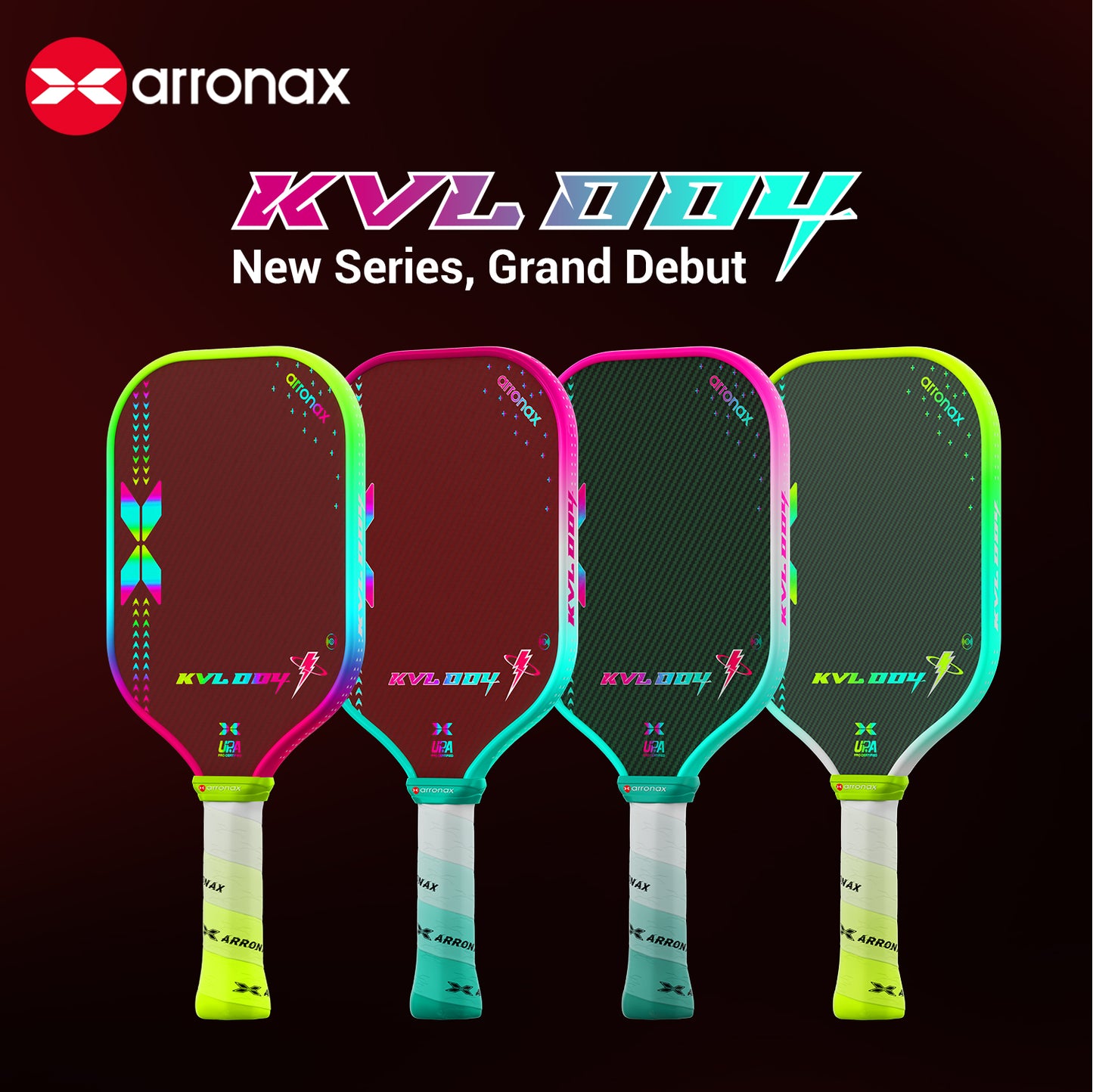 ARRONAX KVL004 Kevlar Carbon Fiber Pickleball Paddle 16mm FDF Core - UPA-A Approved Paddle (16mm)