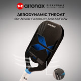 Performance 001 T700 Carbon Fiber Pickleball Paddle (16mm) - Arronax.