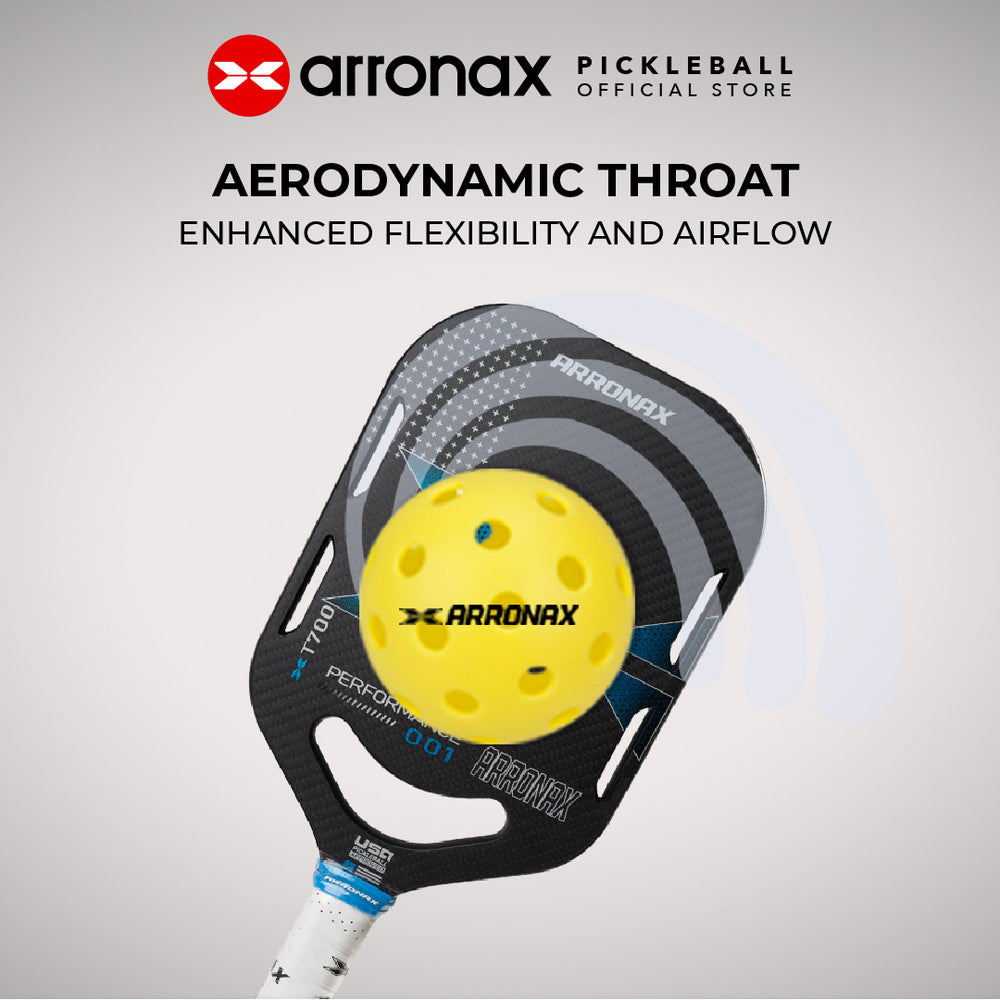 Performance 001 T700 Carbon Fiber Pickleball Paddle (16mm) - Arronax.