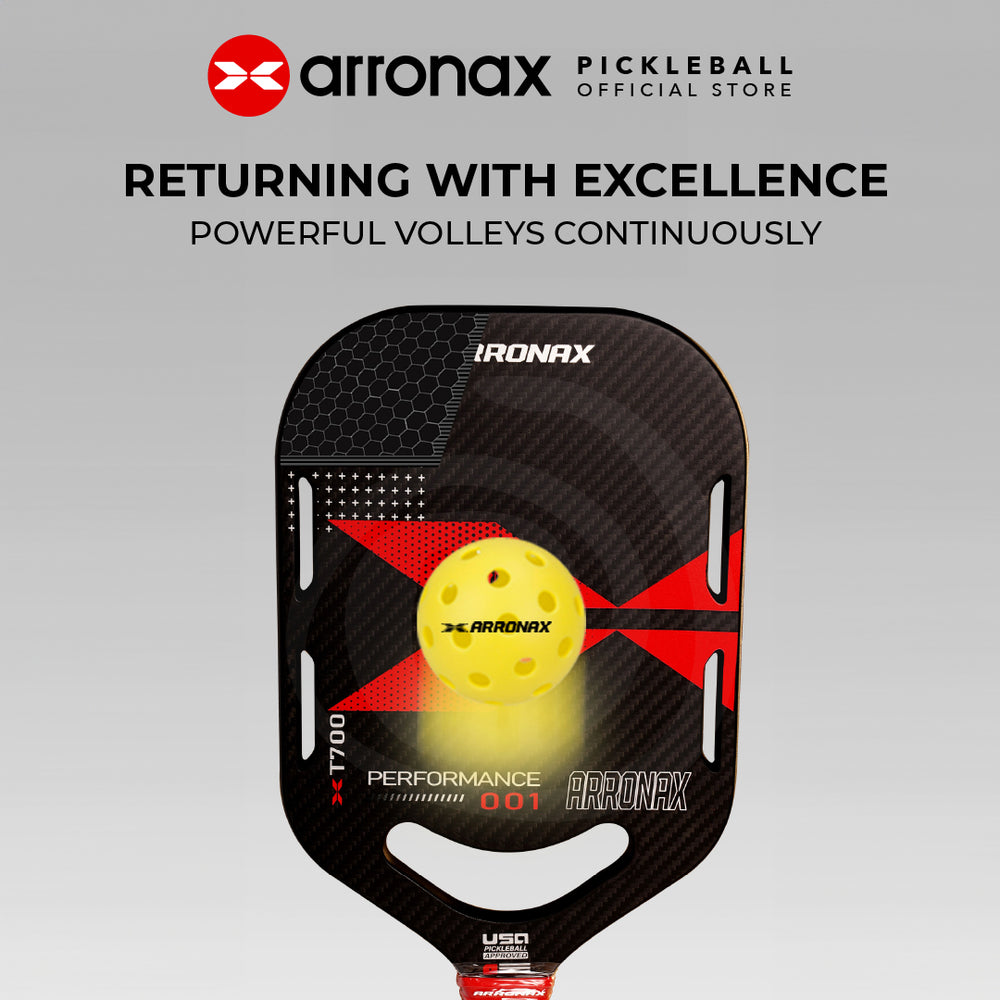 Performance 001 T700 Carbon Fiber Pickleball Paddle (16mm) - Arronax.