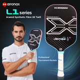 ARRONAX Lightning L1 Thermoformed 3K Carbon Pickleball Paddle – Power & Attack 16mm