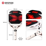 ARRONAX Performance X Carbon Fiber Pickleball Paddle – 16mm PP Honeycomb Core, Long Face Design