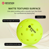 X-5 Elite Pro 40-Hole PE Tournament-Grade Pickleball 6-Pcs (Upgraded)