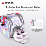 ARRONAX Metallic Pickleball Backpack 51.3L with Shoe Compartment