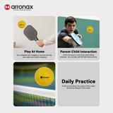 ARRONAX Silent Pickleball Training Ball – Soft PU Foam Design, 60% Noise Reduction for Indoor & Home Practice
