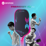 ARRONAX THUNDER 10 Gen 4 Foam Core Carbon Fiber Pickleball Paddle (EPP + EVA Dual Core, 16mm Power Series)