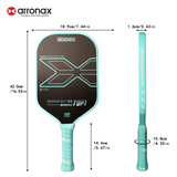 Warrior X Top 1 Pickleball Balanced Paddle (16mm)