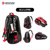 ARRONAX AOX99 Pickleball Backpack - Carbon PU Insulated, Multifunctional Dual-Shoulder Design for Men and Women