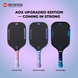 Arronax AURORA T700 Carbon Fiber Pickleball Paddle | FDF Yellow Foam Drive System | USA Pickleball Approved