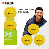 ARRONAX Silent Pickleball Training Ball – Soft PU Foam Design, 60% Noise Reduction for Indoor & Home Practice