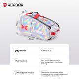 ARRONAX Metallic Pickleball Backpack 51.3L with Shoe Compartment