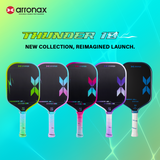 ARRONAX THUNDER 10 Gen 4 Foam Core Carbon Fiber Pickleball Paddle (EPP + EVA Dual Core, 16mm Power Series)