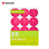 X-5 Elite Pro 40-Hole PE Tournament-Grade Pickleball 6-Pcs (Upgraded)