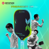 ARRONAX THUNDER 10 Gen 4 Foam Core Carbon Fiber Pickleball Paddle (EPP + EVA Dual Core, 16mm Power Series)