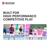 ARRONAX Heavy Duty Outdoor Pickleball Net and Post Set Galvanized Steel Ground Mounted Court System
