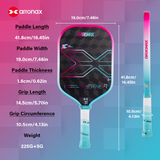 ARRONAX DELLFORCE F1 18K Carbon Fiber Control & Power Pickleball Paddle (16mm)