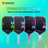 ARRONAX THUNDER 10 Gen 4 Foam Core Carbon Fiber Pickleball Paddle (EPP + EVA Dual Core, 16mm Power Series)