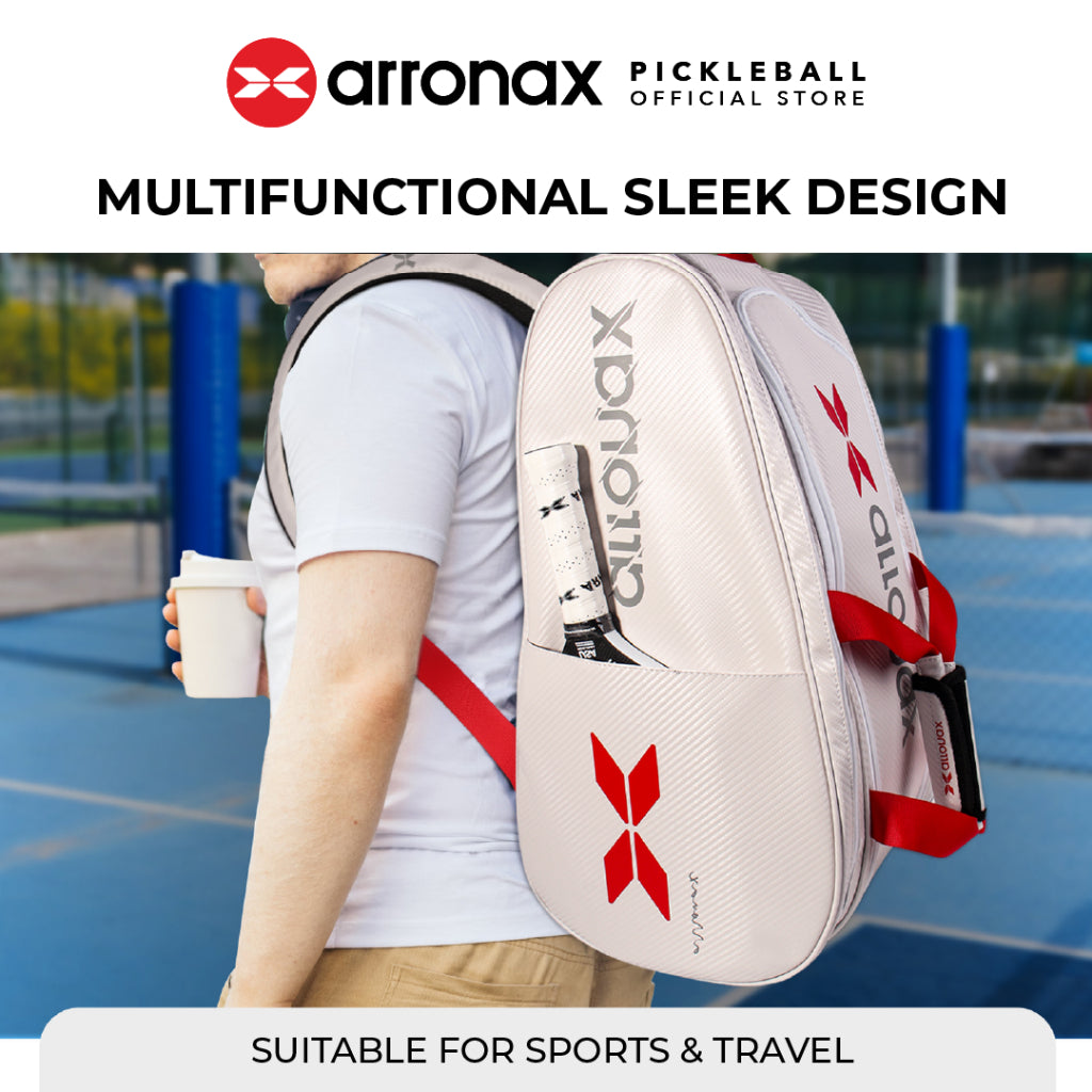 ARRONAX AOX99 Pickleball Backpack - Carbon PU Insulated, Multifunctional Dual-Shoulder Design for Men and Women - Arronax.