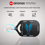 ARRONAX Performance 001 3k Carbon Fiber Pickleball Paddle (13mm/20mm) - Arronax.