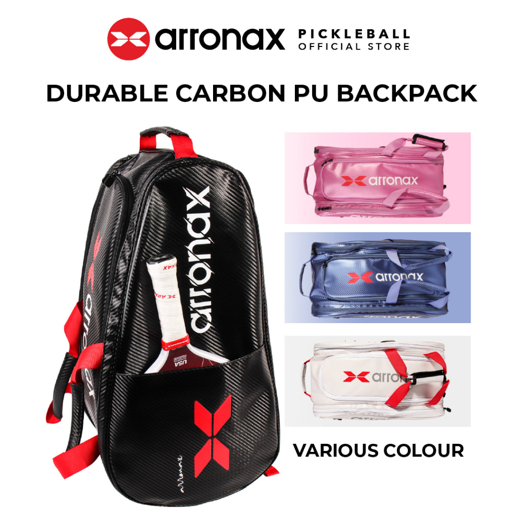 ARRONAX AOX99 Pickleball Backpack - Carbon PU Insulated, Multifunctional Dual-Shoulder Design for Men and Women - Arronax.