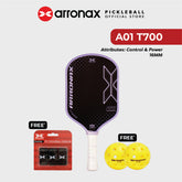 Arronax A01 Pro Series Anti-Shock Carbon Fiber T700 Pickleball Paddle - Arronax.