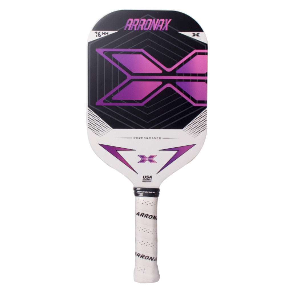 ARRONAX Performance X Carbon Fiber Pickleball Paddle – 16mm PP Honeycomb Core, Long Face Design - Arronax.